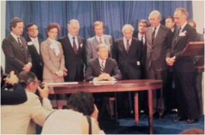 Signing of the West Valley Demonstration Project Act - 1980